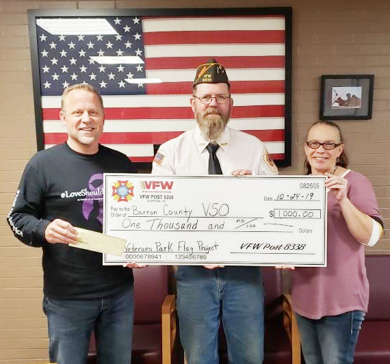 Veteran’s Park donation